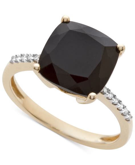 michael kors black onyx ring|macy's onyx rings black.